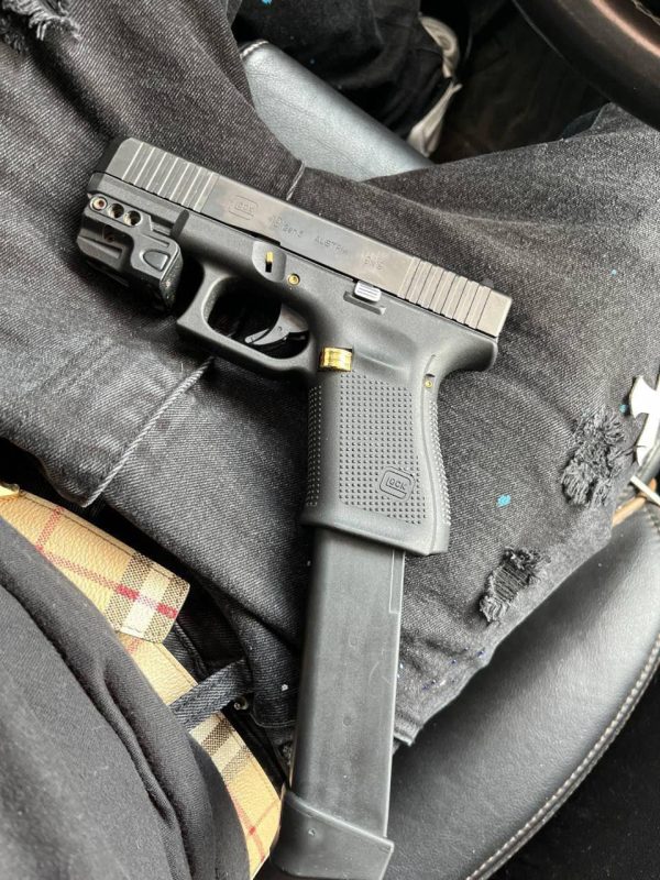 Glock 19 Gen5  9mm With laser and extendo mag